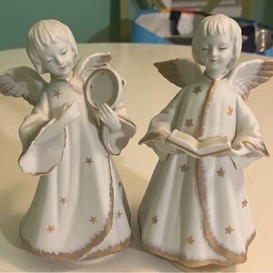 VTG Schmid Brothers Musical Rotating Angel Figurines 1960